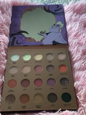 New Disney Villains Eyeshadow Palette — Purple and Gold Artwork